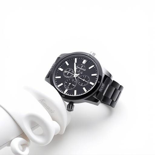 A crisp, professional product shot of a luxury wristwatch displayed against a minimalist white background.