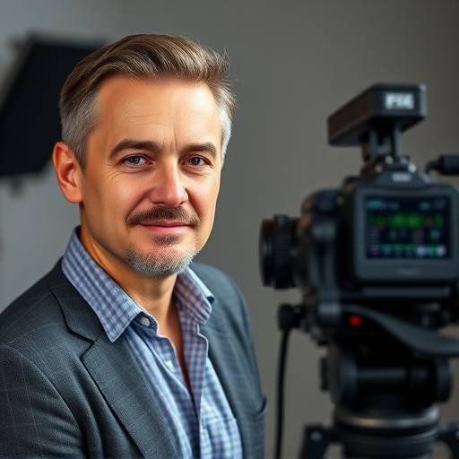 A professional headshot of Samuel Wright, the studio's senior videographer and editor.